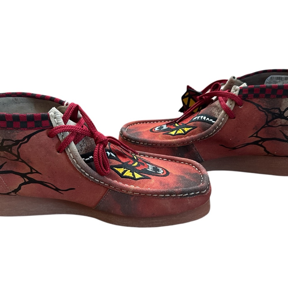 Rare Clarks Originals Wallabee Evo Stranger Things The Upside Down Men’s Size 12 - Picture 5 of 10